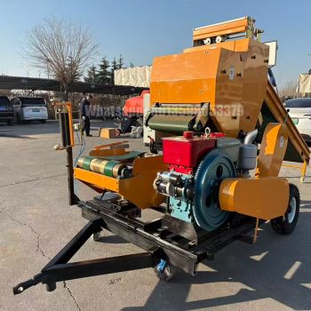Diesel Engine type Alfalfa Bailing Machine Corn Stalk Baler Silage Wrapper Machine Round Hay Baler